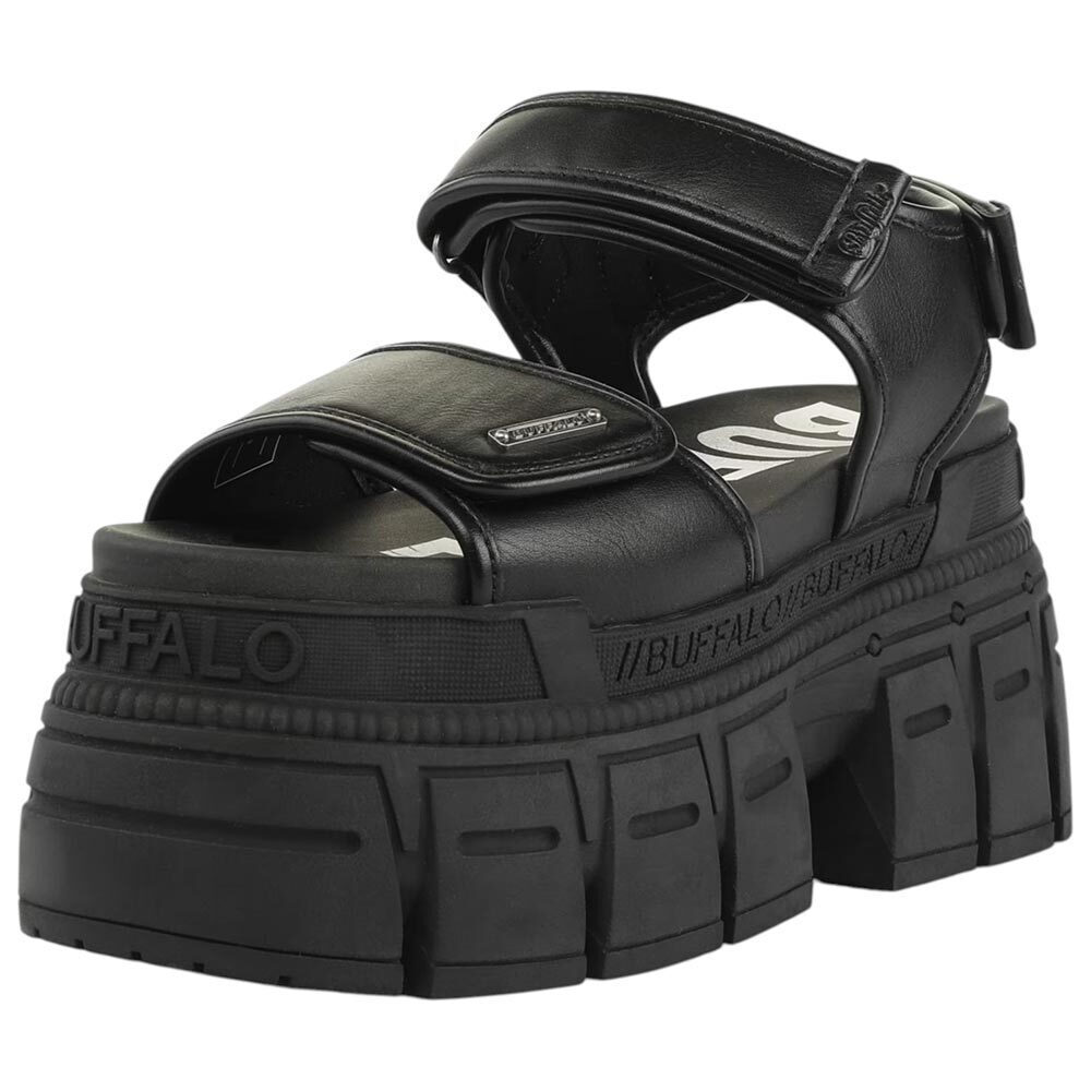 Γυναικεία Gospher Σανδάλια Μαύρα Buffalo BUF1602310-BLACK