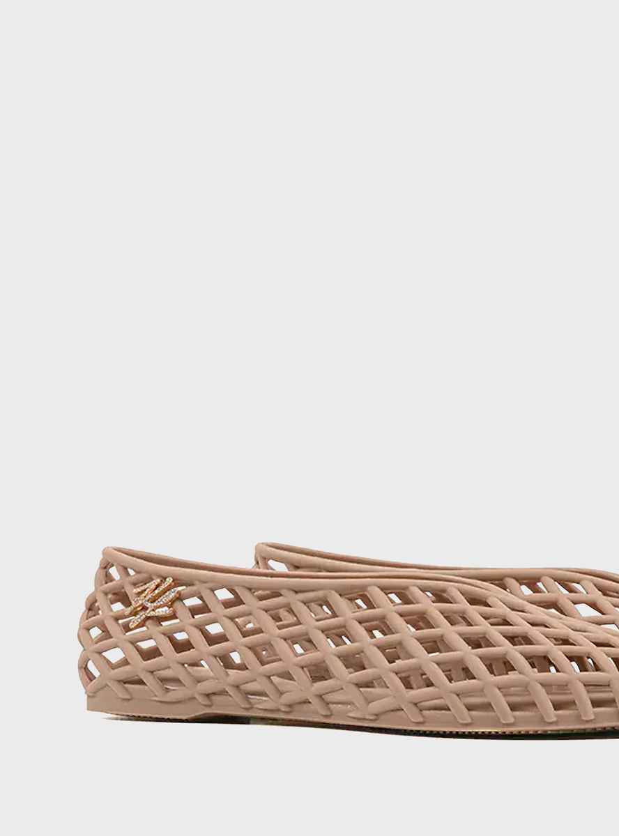 Γυναικείες Μπαλαρίνες Μπεζ Karl Lagerfeld KL80036-V88-Beige