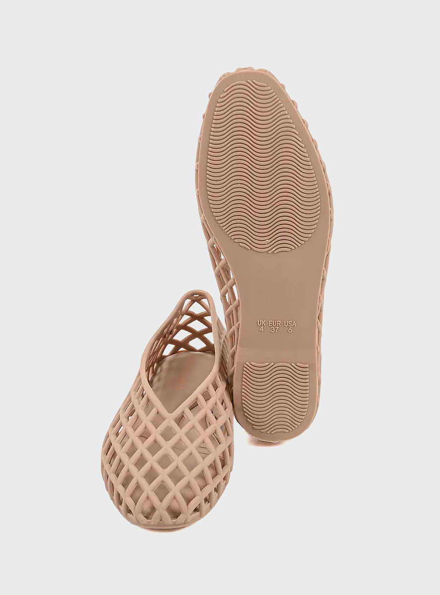Γυναικείες Μπαλαρίνες Μπεζ Karl Lagerfeld KL80036-V88-Beige