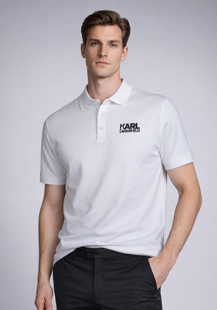 Ανδρικό Polo Λευκό Karl Lagerfeld 745780 500235-10