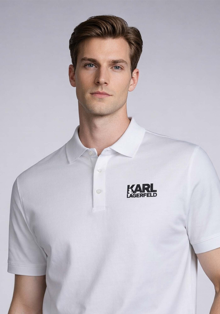 Ανδρικό Polo Λευκό Karl Lagerfeld 745780 500235-10