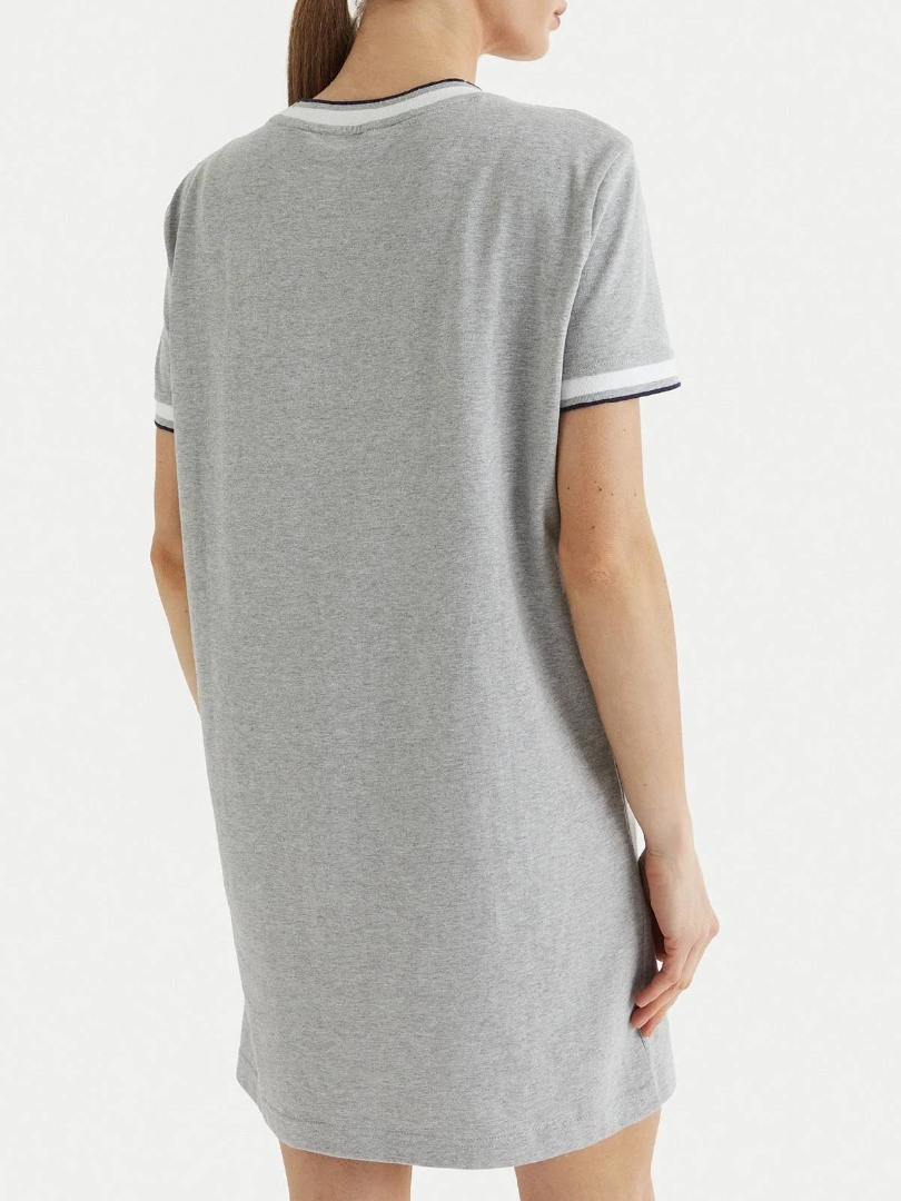 Γυναικείο Κοντομάνικο Φόρεμα Γκρι Calvin Klein LV047F248G-P79