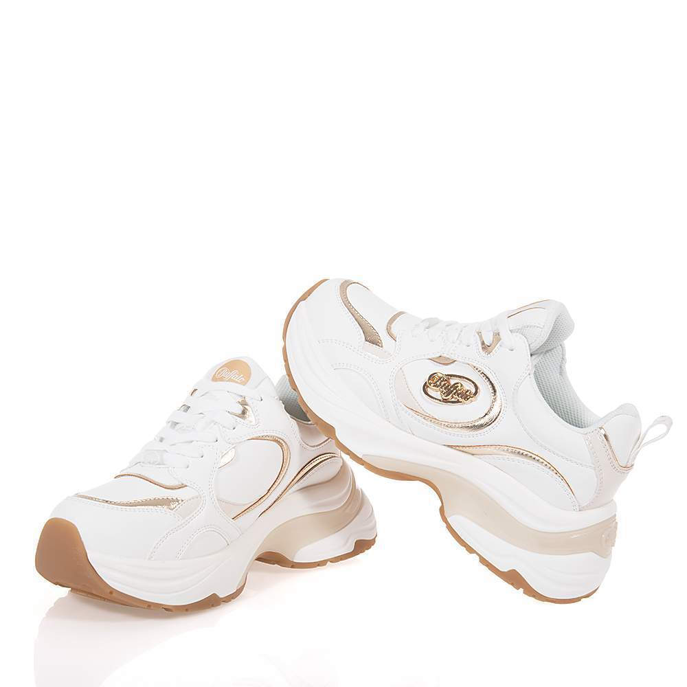 Γυναικεία Senta One Sneakers Λευκά Buffalo BUF1636710-WHITE/GOLD