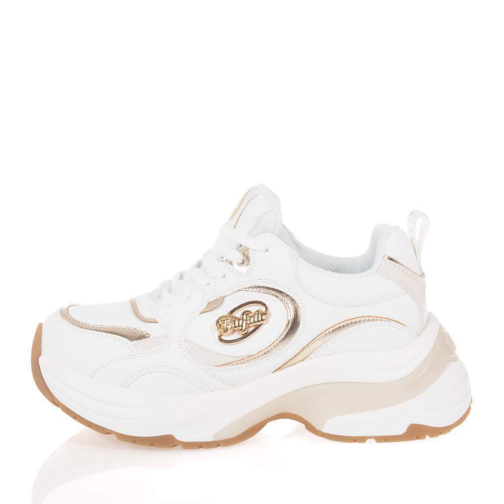 Γυναικεία Senta One Sneakers Λευκά Buffalo BUF1636710-WHITE/GOLD