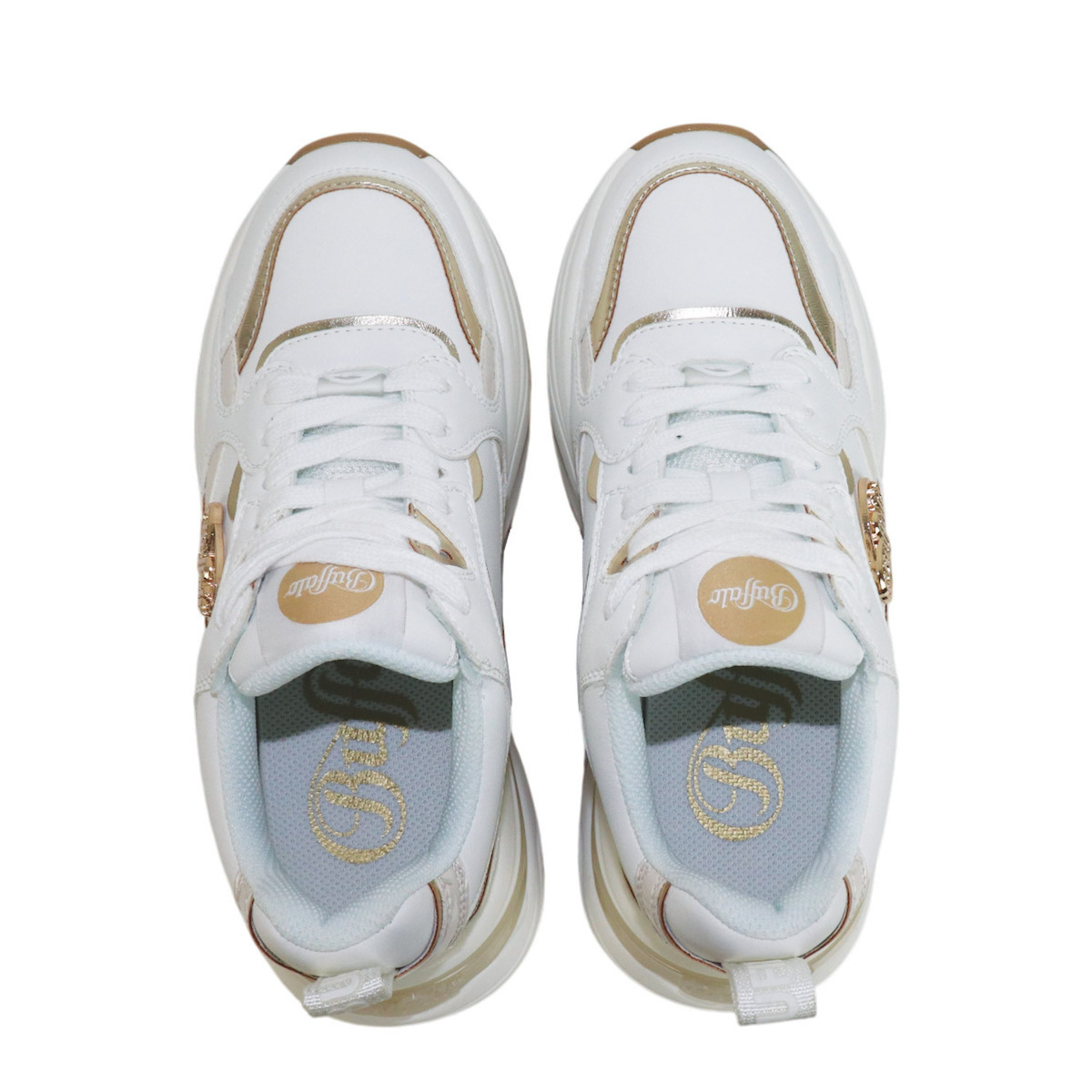 Γυναικεία Senta One Sneakers Λευκά Buffalo BUF1636710-WHITE/GOLD