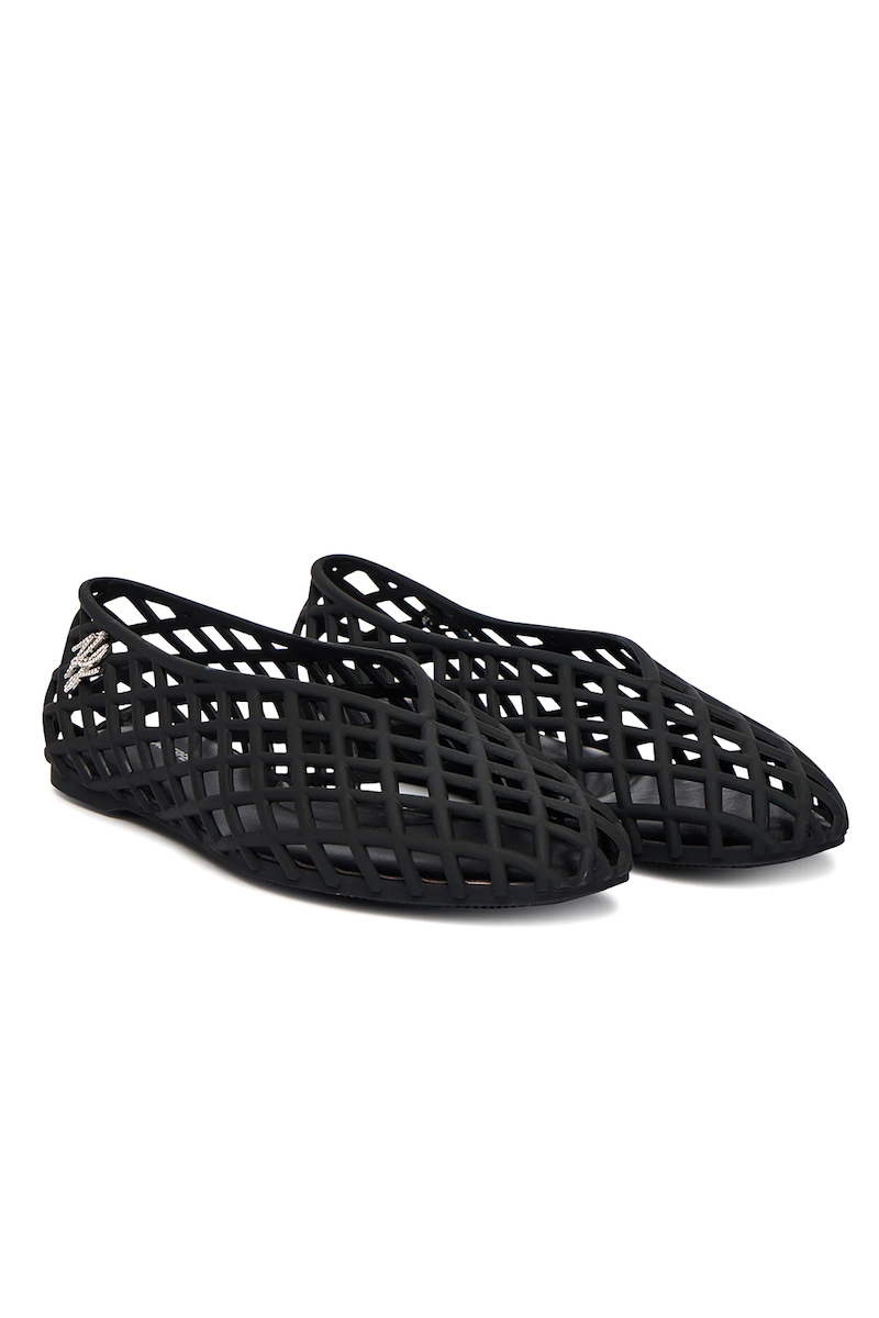 Γυναικείες Μπαλαρίνες Μαύρες Karl Lagerfeld KL80036-V00-Black