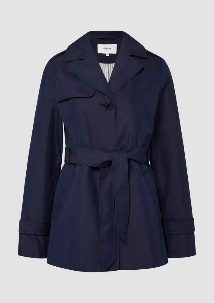 Γυναικεία Καπαρντίνα Navy Μπλε S.Oliver 2173526-5959