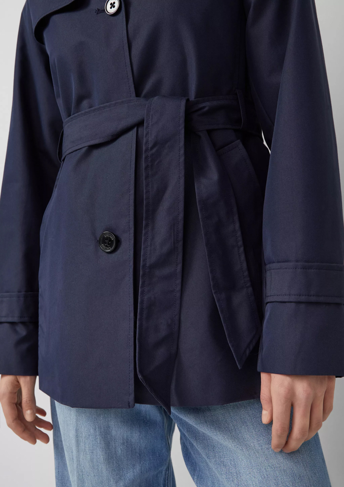 Γυναικεία Καπαρντίνα Navy Μπλε S.Oliver 2173526-5959