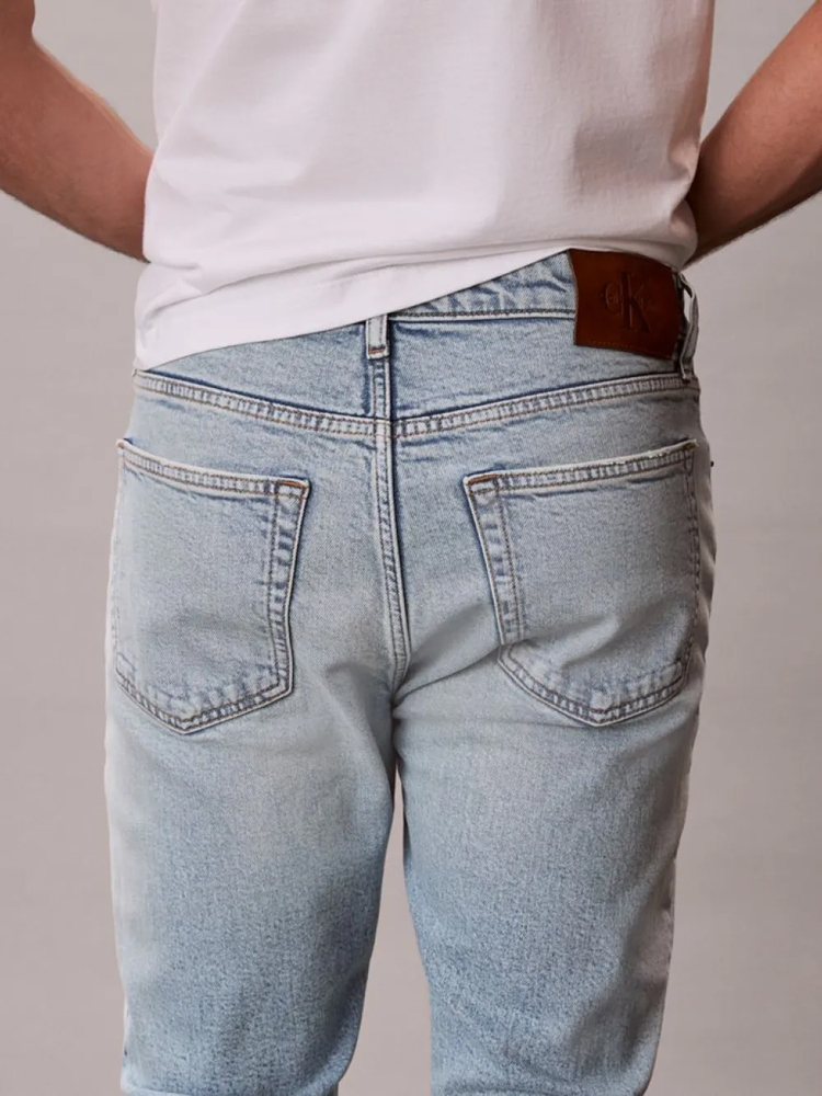 Ανδρικό Slim Taper Τζιν Γαλάζιο Calvin Klein LV04RF741G-EF8