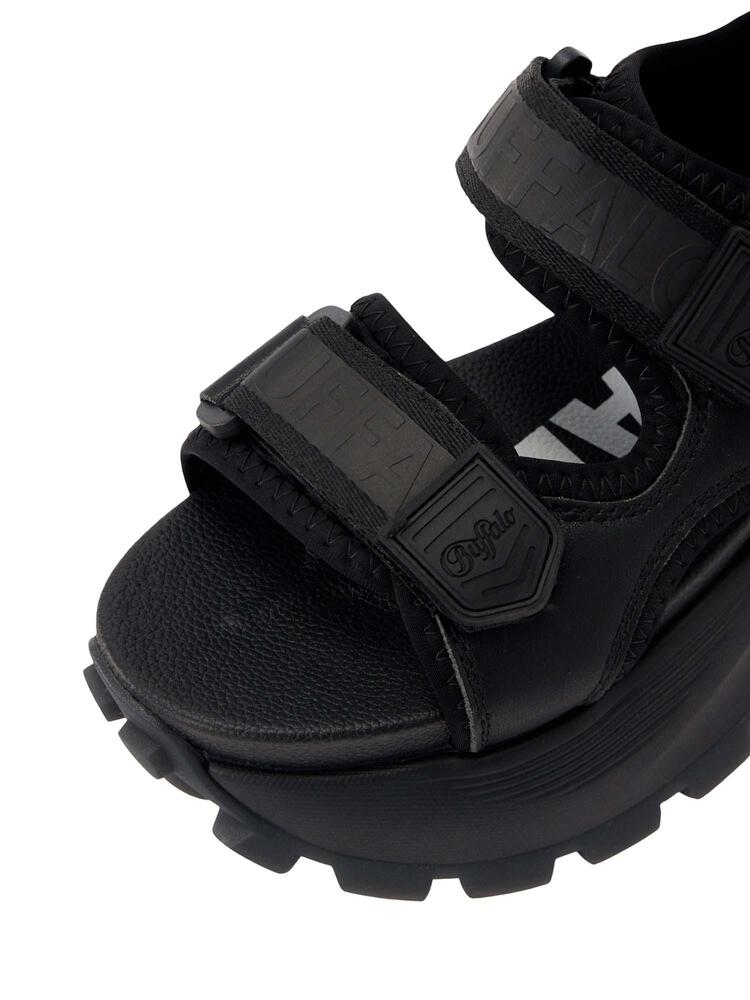Γυναικεία Manhatten Σανδάλια Μαύρα Buffalo BUF1602367-BLACK