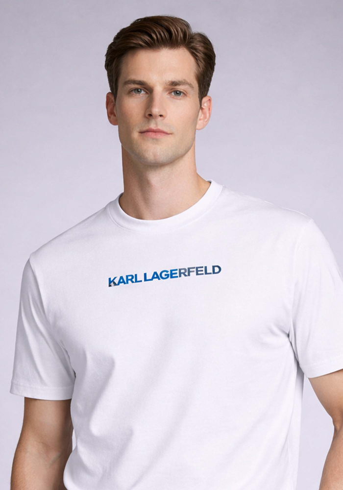 Ανδρικό T-shirt Λευκό Karl Lagerfeld 755150 562235-10