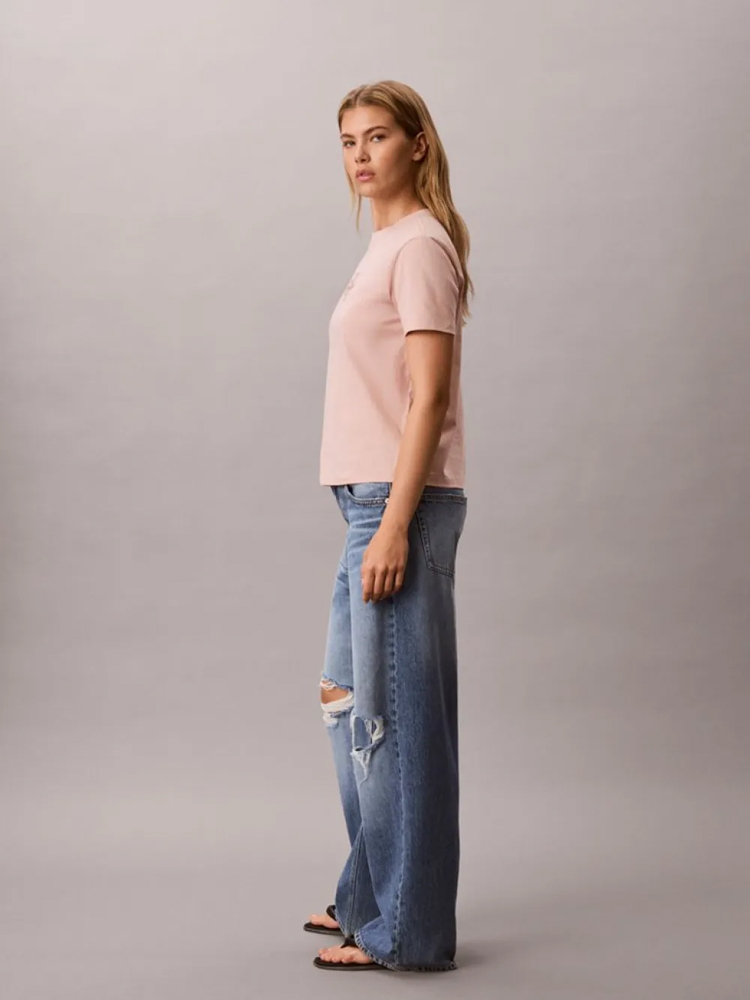 Γυναικείο T-shirt Ροζ Calvin Klein LV047D873G-3T3