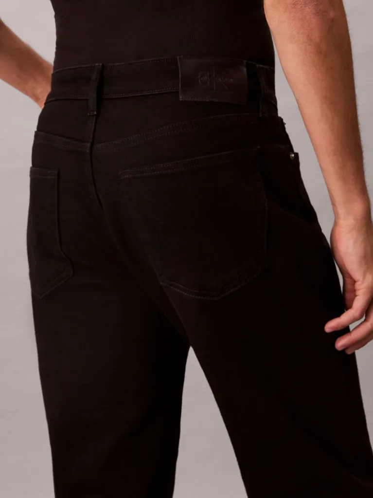 Ανδρικό Slim Taper Τζιν Μαύρο Calvin Klein LV04RF740G-JW4