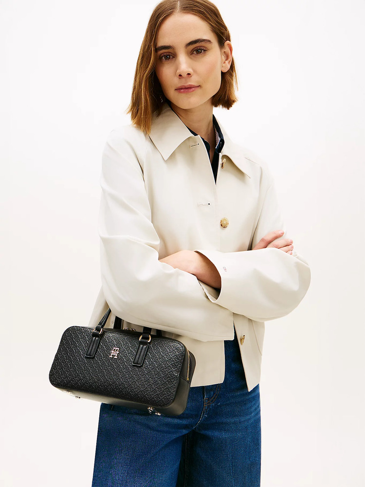 Γυναικεία Τσάντα Χιαστί Μαύρη Tommy Hilfiger AW0AW18415-BDS