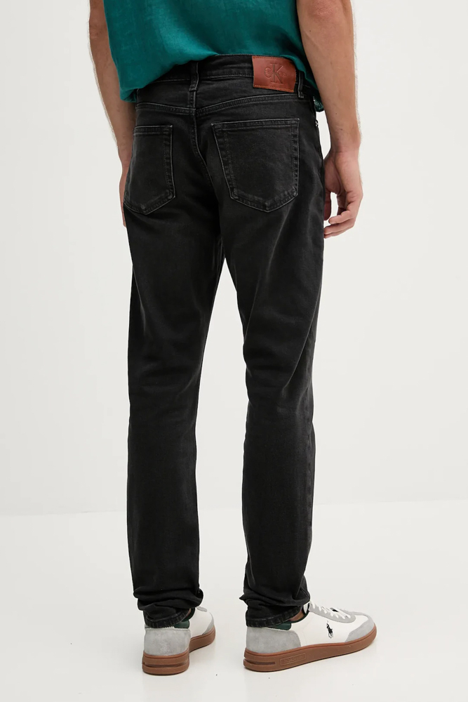 Ανδρικό Slim Taper Τζιν Μαύρο Calvin Klein LV04RB754G-YB3