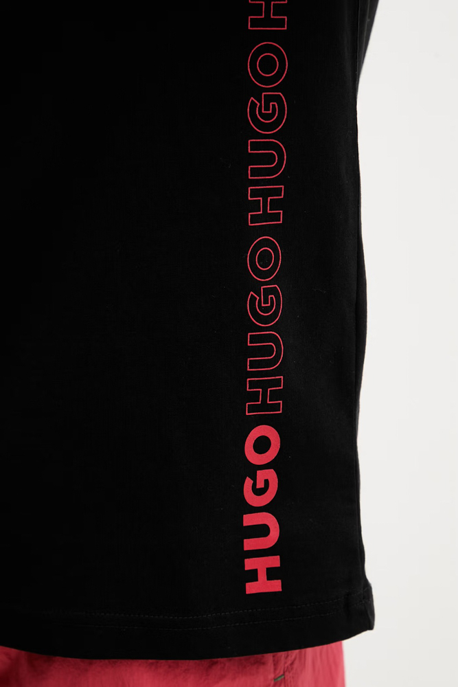 Ανδρικό Tiki T-shirt Μαύρο HUGO 50561117-001