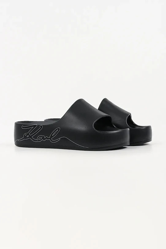 Γυναικείες Kobo II Signia Παντόφλες Μαύρες Karl Lagerfeld KL86048F-V00-Black