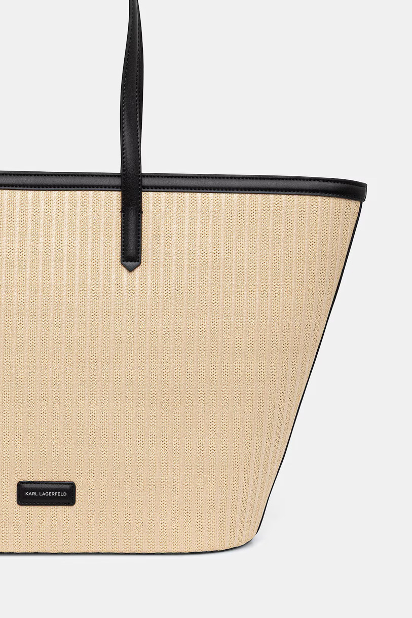 Γυναικεία K/Signature Tote Τσάντα Μπεζ Karl Lagerfeld B2W30088-425 Natural