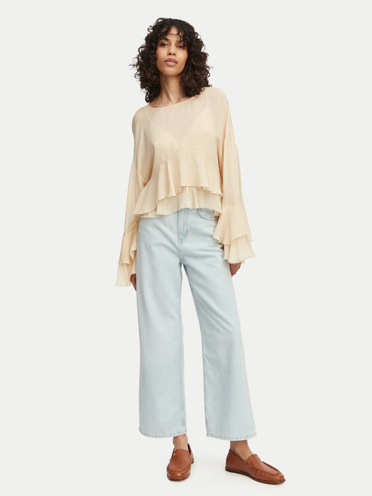 Γυναικείο C_Marlene Crop Τζιν Γαλάζιο BOSS 50558703-433