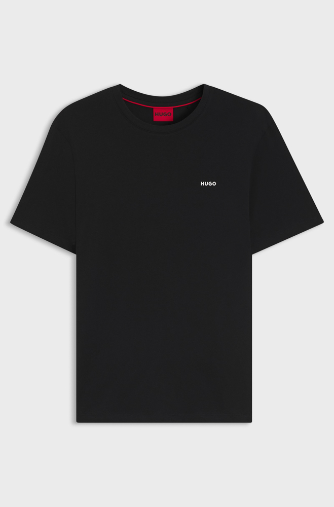 Ανδρικό Dero222 T-shirt Μαύρο HUGO 50466158-001
