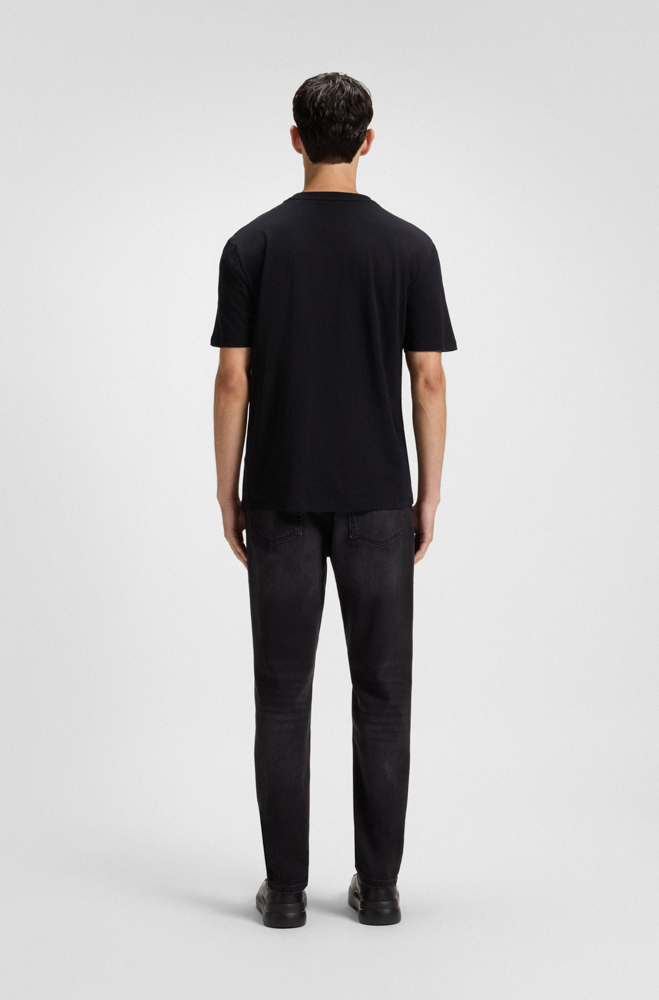 Ανδρικό Dero222 T-shirt Μαύρο HUGO 50466158-001