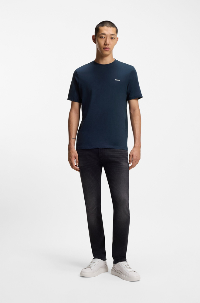 Ανδρικό Dero222 T-shirt Navy Μπλε HUGO 50466158-405