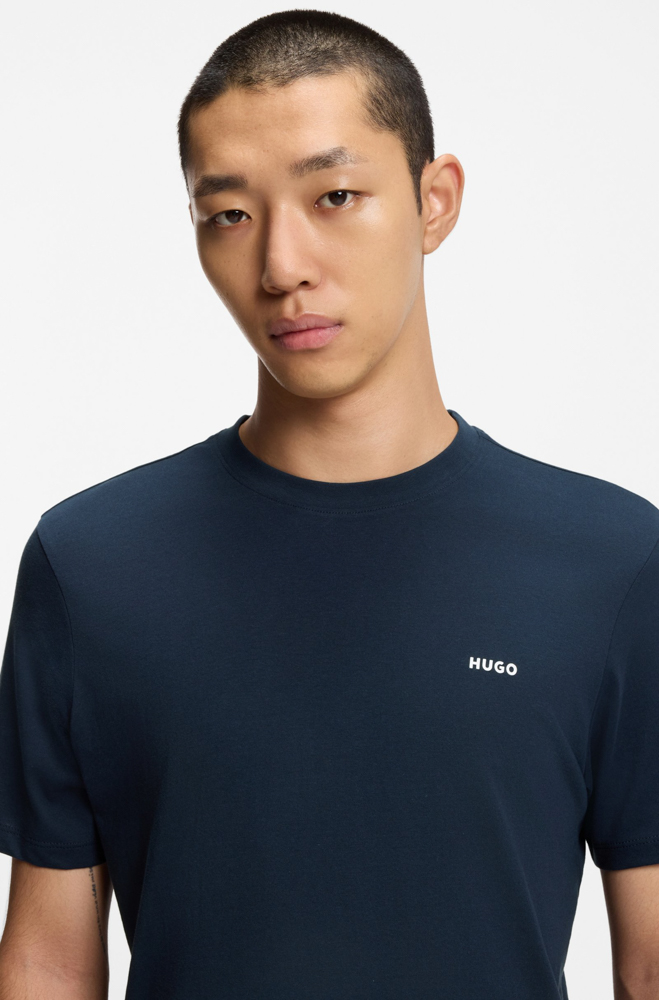Ανδρικό Dero222 T-shirt Navy Μπλε HUGO 50466158-405