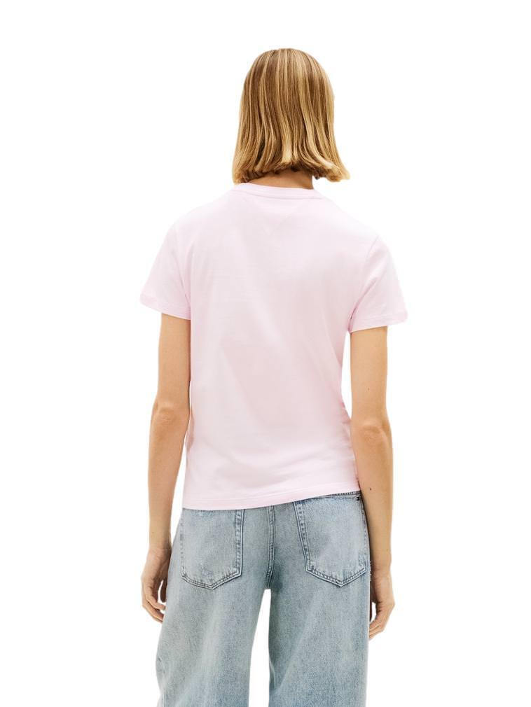 Γυναικείο T-shirt Ροζ Tommy Jeans DW0DW22310-TN9