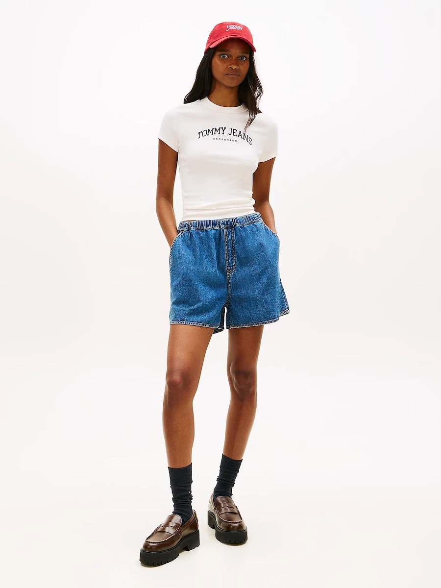 Γυναικείο Σορτς Μπλε Tommy Jeans DW0DW22270-1A5