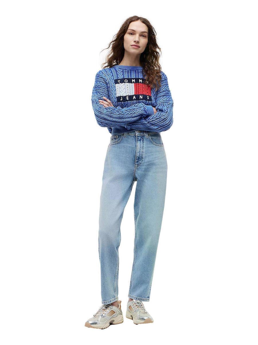 Γυναικείο Mom Τζιν Γαλάζιο Tommy Jeans DW0DW22993-1AB