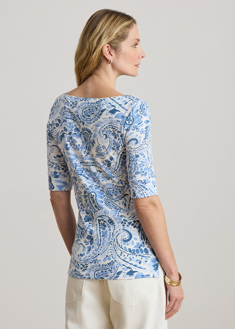 Γυναικείο T-shirt Γαλάζιο Ralph Lauren 200P09110001-White