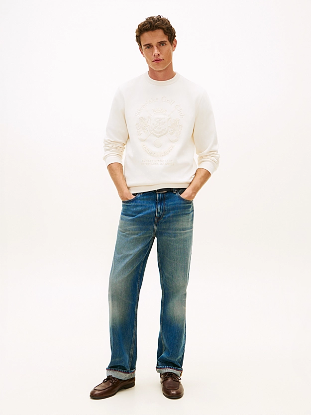 Ανδρικό Country Club Φούτερ Εκρού Tommy Hilfiger MW0MW42492-Z00