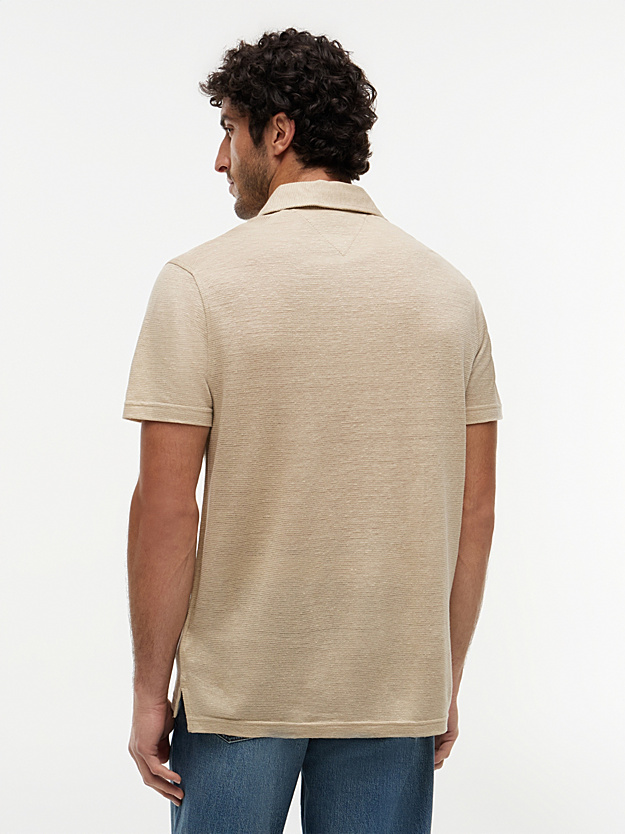 Ανδρικό Polo Μπεζ Tommy Hilfiger MW0MW42679-RBT