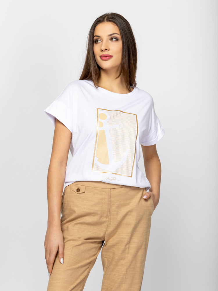 Γυναικείο Maplins26 T-shirt Λευκό Heavy Tools T17078-WHITE