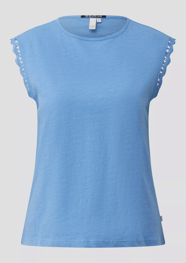 Γυναικείο Αμάνικο T-shirt Μπλε S.Oliver 2180372-5443