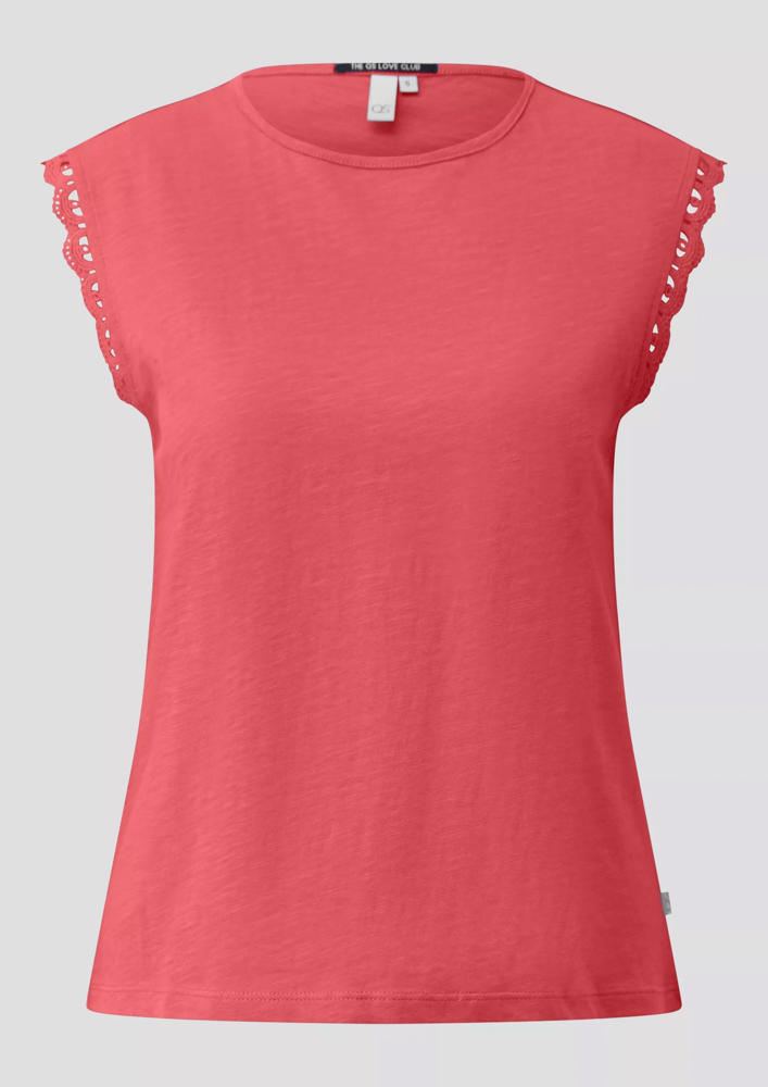 Γυναικείο Αμάνικο T-shirt Κοραλί S.Oliver 2180372-3101