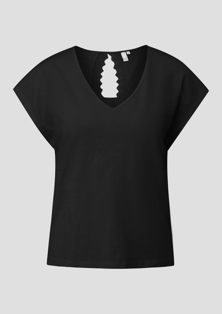 Γυναικείο T-shirt Μαύρο S.Oliver 2180385-9999