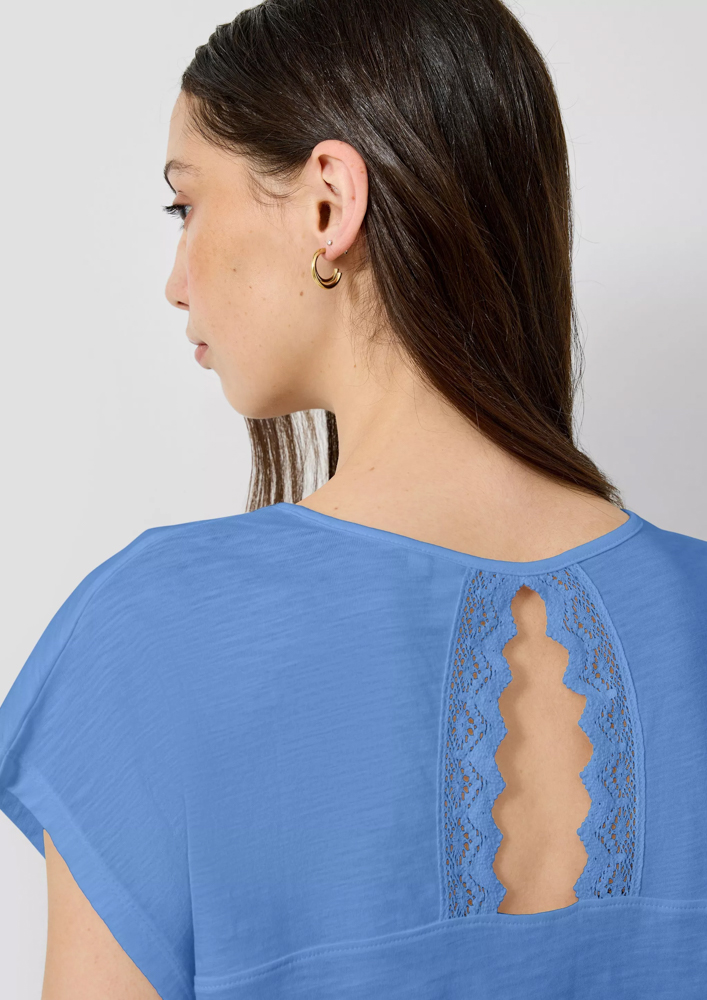 Γυναικείο T-shirt Μπλε S.Oliver 2180385-3101