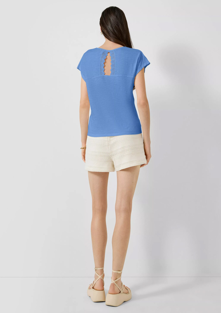 Γυναικείο T-shirt Μπλε S.Oliver 2180385-3101