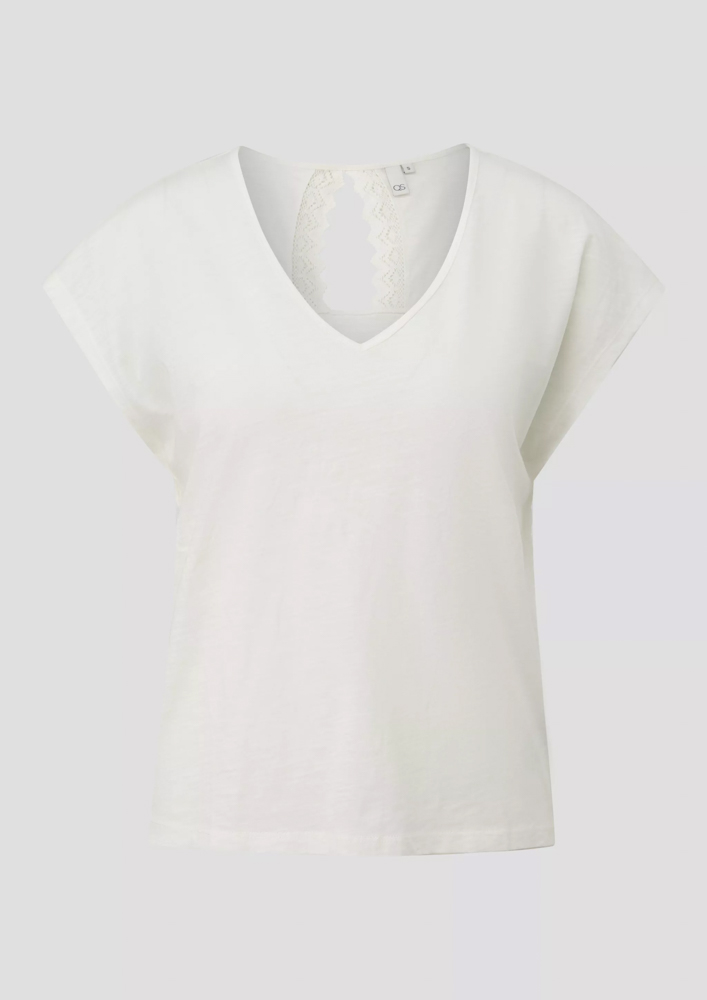 Γυναικείο T-shirt Λευκό S.Oliver 2180385-0200