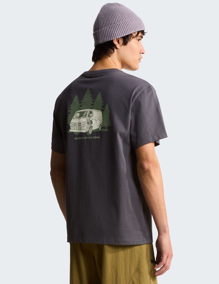 Ανδρικό Van Life Relaxed Graphic T-Shirt Ανθρακί The North Face NF0A8GQN-RHI1