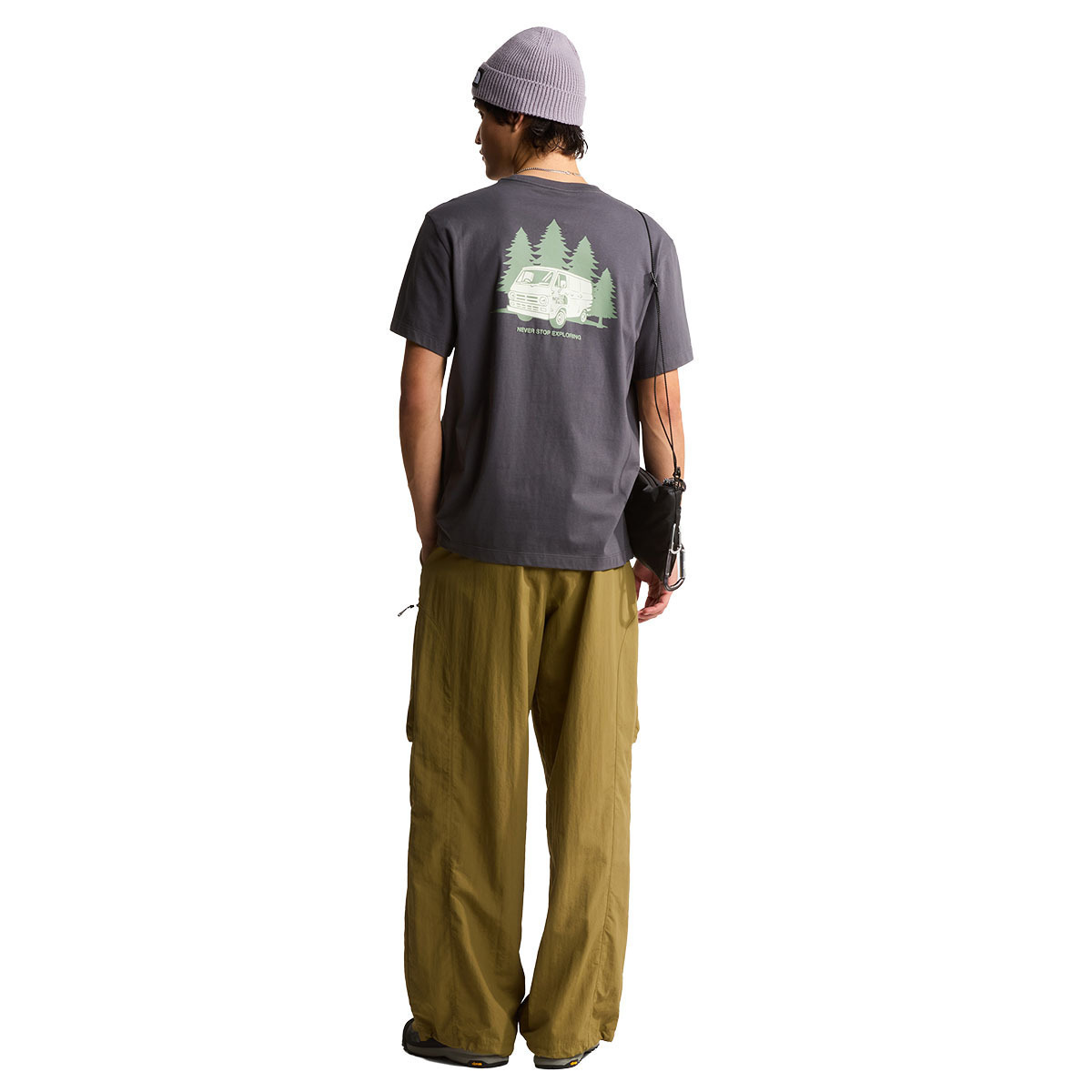 Ανδρικό Van Life Relaxed Graphic T-Shirt Ανθρακί The North Face NF0A8GQN-RHI1