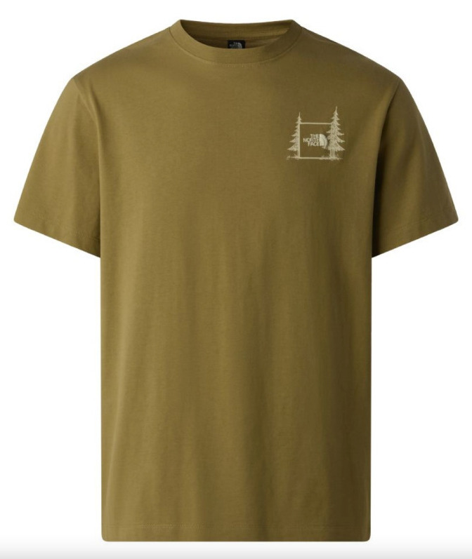 Ανδρικό Camping Relaxed Graphic T-Shirt Λαδί The North Face NF0A8GQM-2EL1