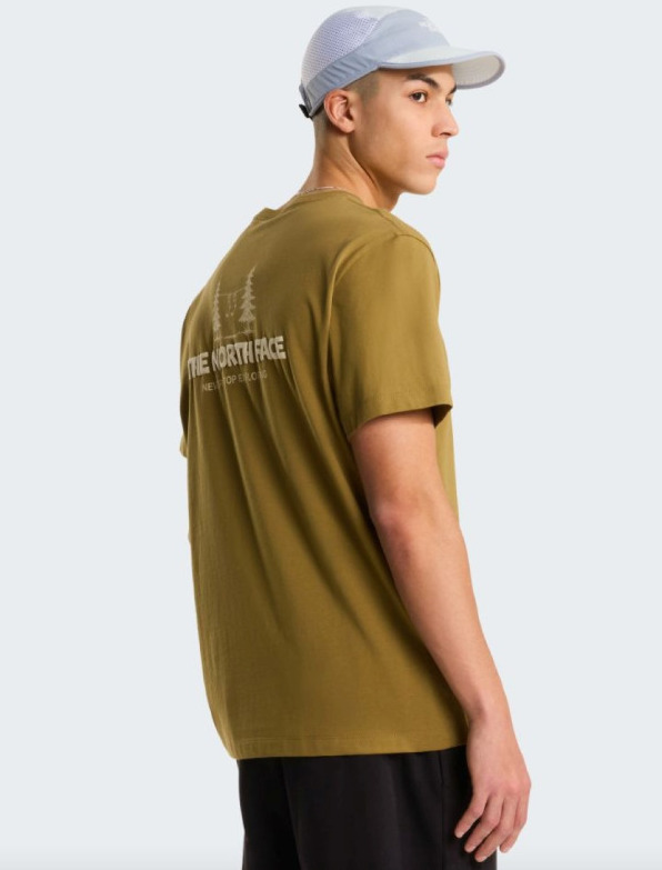 Ανδρικό Camping Relaxed Graphic T-Shirt Λαδί The North Face NF0A8GQM-2EL1