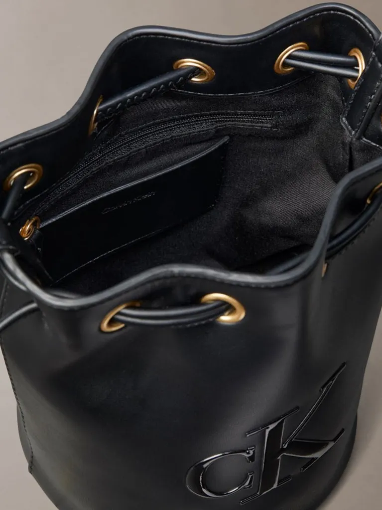 Γυναικεία Bucket Τσάντα Μαύρη Calvin Klein LV04F3640G-UB1