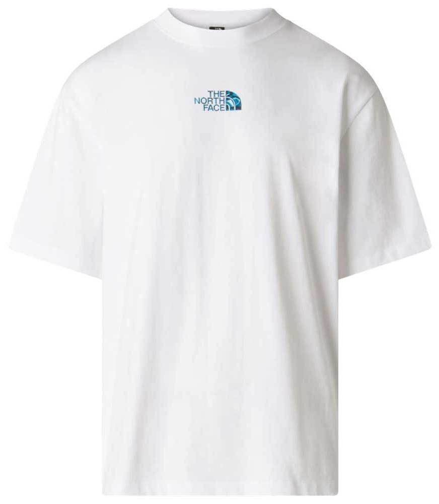 Ανδρικό Liquid Logo Oversize T-shirt Λευκό The North Face NF0A8G9U-FN41