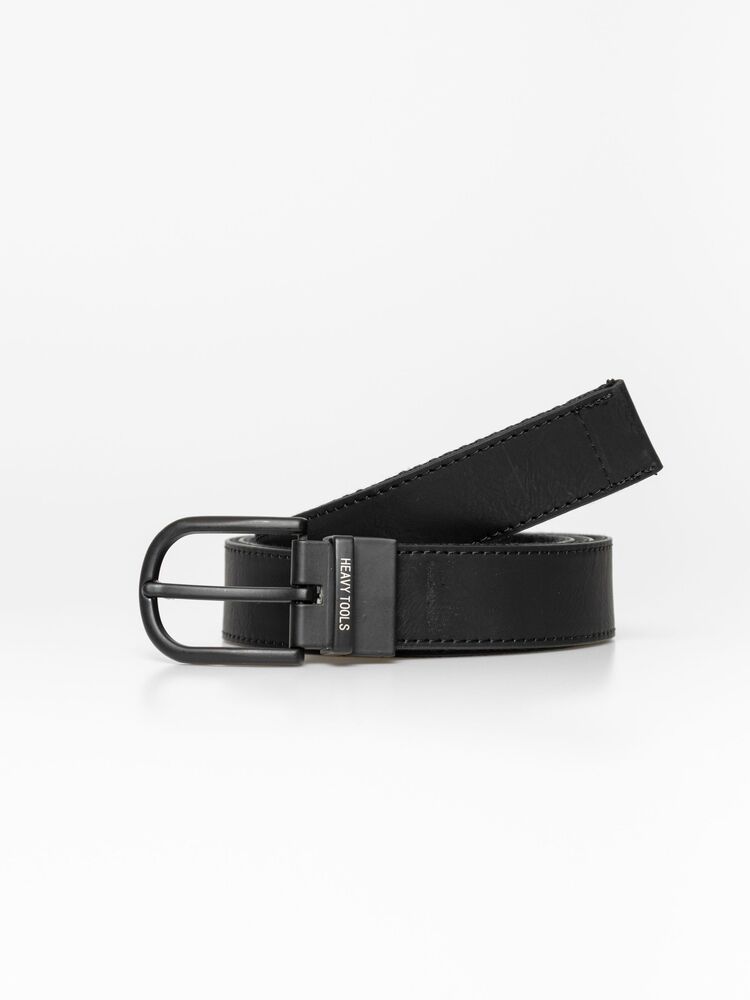 Γυναικεία Laurent Ζώνη Διπλής Όψεως Μαύρη Heavy Tools A15014-BLACK