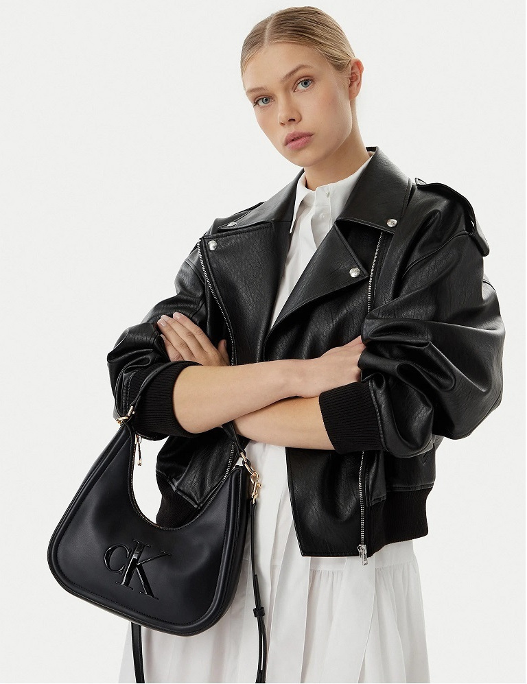 Γυναικεία Τσάντα Ώμου Μαύρη Calvin Klein LV04F3561G-UB1