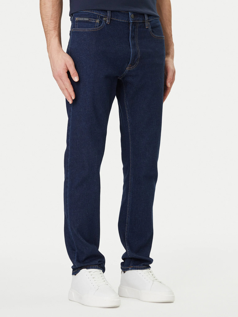 Ανδρικό Slim Straight Τζιν Navy Μπλε Calvin Klein LV04RF939G-3YE