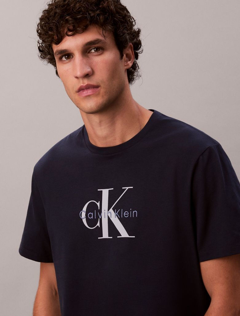 Ανδρικό Hero Monologo T-shirt Navy Μπλε Calvin Klein LV04RB862G-CEF
